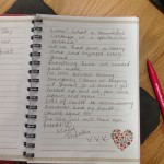 Comments from our visitor book